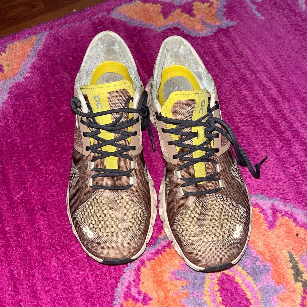 On cloud running shoes